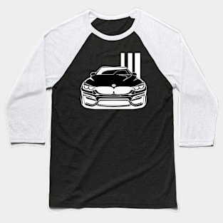 Sports Car Illustration Baseball T-Shirt